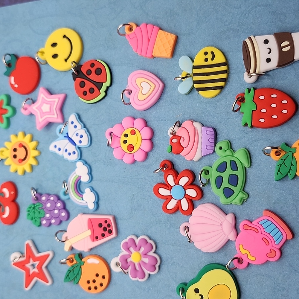 Adorable Rubber Charms 20ct